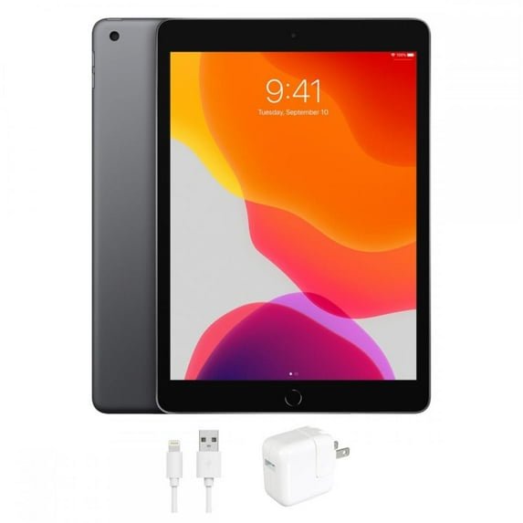 Restored Apple iPad 7th Gen 128GB Space Gray Wi-Fi MW772LL/A