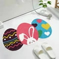 thumbnail image 6 of Qocolhg Cute Eggs Bath Mat, Blue Bathroom Rug, Spring Room Decor for Living Bedroom, Indoor & Outdoor 15.7x23.6 Inch Washable Area Rug, Spring Decoration Easter Decorations Indoor, 6 of 6