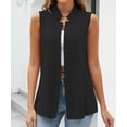 thumbnail image 3 of MORTTIC Women's Sleeveless Vest Blazer, Casual Open Front Work Office Jacket, S-5XL, 3 of 6