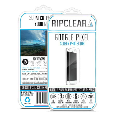 Ripclear Google Pixel Smartphone Screen Protector Kit - Scratch-Resistant, All-Weather Protection, Crystal Clear -