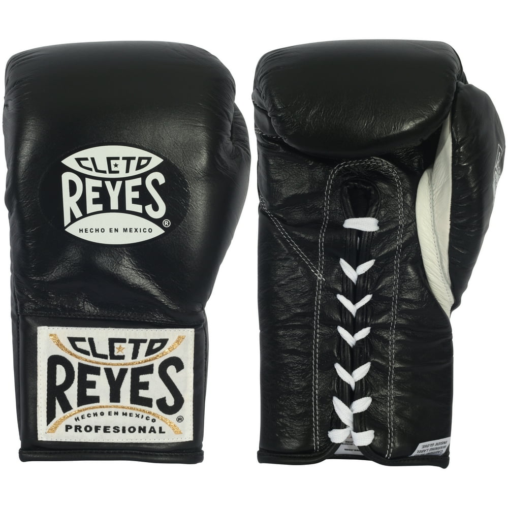 Cleto Reyes Safetec Professional Fight Gloves 10 oz Black