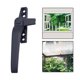 thumbnail image 5 of Manijas de ventana universales Perfecl Aleación de aluminio Gris Izquierda Grande, 5 of 8