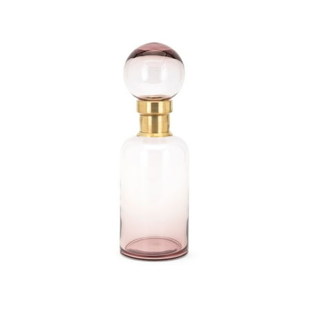 Glass Pennyhead Stopper - Loletta Medium Glass Bottle with Stopper