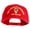 Red, variant on U.S. Army 1st Cavalry Division Embroidered Retro Cotton Blend Snapback Cap - Navy OSFM