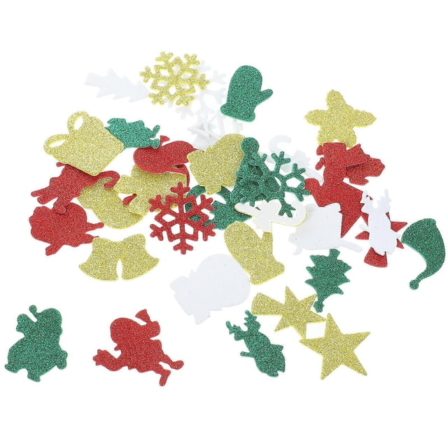 Here's a polished and engaging product description for your **50pcs Christmas Foam Stickers**:\n\n \n\n🎄 **50pcs Christmas Foam Stickers Self Adhesive