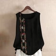 thumbnail image 2 of Tweang Cotton Linen Tops for Women Pleated High Neck Halter Tops Spaghetti Strap Linen Clothing for Womens Cotton and Linen Camisole Tshirts Casual Cute Tops Basic Undershirts Ruffle Trim Black L, 2 of 3