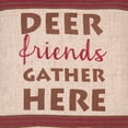 thumbnail image 3 of Gather Here Printed / Embroidered Thanksgiving Throw Pillow, 16" x 16", 3 of 4