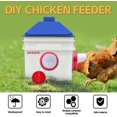 thumbnail image 3 of Comedero para pollos Sin desperdicios Comedero automático para aves Kit de puertos Comederos para pollos y juego de bebederos, 3 of 5