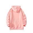 thumbnail image 3 of Avamo Mens Leisure Pullover Plain Sport With Pocket Pink M, 3 of 3
