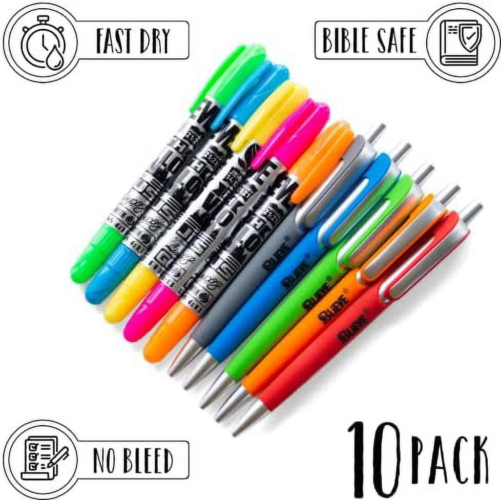 Blieve01 BLIEVE - Bible Journaling Kit With Gel Highlighters And Pens No  Bleed, Scripture Markers and Pencils Supplies, Stencils Planner