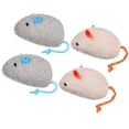 thumbnail image 4 of 4 piezas Lindo juguete de gato de ratón de ratón para gato de ratón para juguetes para gatos interactivos de gato en forma de ratones interiores, 4 of 7