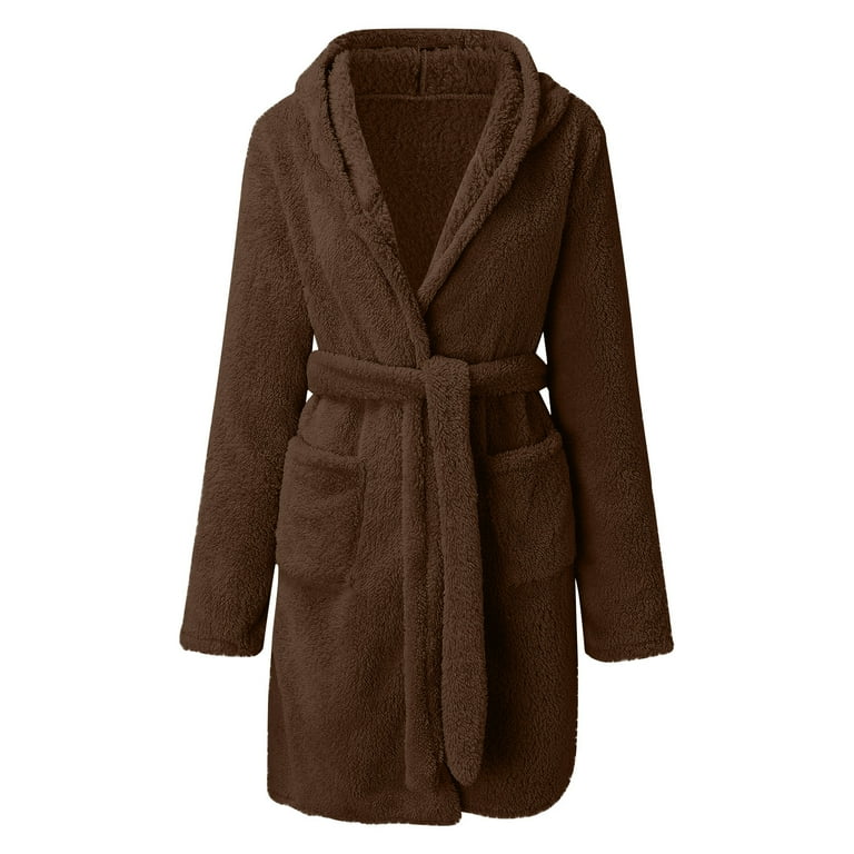 dark brown dressing gown DONNA GOWN IN ESPRESSO BROWN | CULT MIA