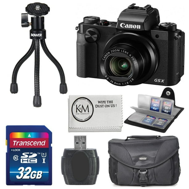 Canon PowerShot G5X Digital Camera + Accessory Bundle