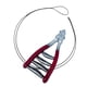 thumbnail image 3 of Abrazadera de inicio Equipo de tenis Línea de extensión Herramienta de encordado de cabeza ancha deportiva Rojo, 3 of 9