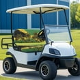 thumbnail image 3 of Binienty Jamaica Flag Palm Tree Golf Cart Seat Covers for 2-Person Seats Floral Golf Cart Accessories for Women Girly Golfcart Seat Cover Towel Blanket, Easy to Install, 3 of 8