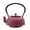 Red,Silver, variant on 40.6oz Cast Iron Teapot with Stainless Steel Infuser, Small Cast Iron Tea Kettle for Stovetop Safe, 1200ml Red Tea Pot Enameled Interior