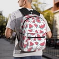 thumbnail image 6 of Pofeuu Watermelon Print Laptop Backpack Travel Canvas Backpack for School Lightweight and Comfortable Backpack College Backpack Schoolbag, 6 of 6
