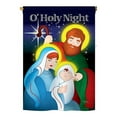 thumbnail image 2 of Breeze Decor 64077 Nativity O Holy Night 2-Sided Impression Garden Flag - 13 x 18.5 in., 2 of 2