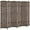 Brown, variant on BOBOKY 4 Panel Room Divider, 6' Tall Folding Privacy Screen, Hand-Woven Freestanding Wood Partition for Home Office, Bedroom,Brown