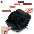 thumbnail image 3 of PULLIMORE 36 Slots Credit Cards Wallet Leather RFID Zipper Purse Long Handbag, 3 of 7