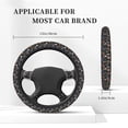 thumbnail image 3 of Uemuo Mushrooms Printed Car Elastic Steering Wheel Cover - Universal Car Accessory for Diverse Cars Anti-Slip, and Comfortable- 15", 3 of 8