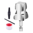 thumbnail image 1 of Kit de rostro de tubería Herramienta de plomero fácil de usar Herramienta de rosca de plomería de rosca de PVC para el baño de bricolaje de la cocina Removedor de alambre, 1 of 8