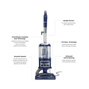 Shark Navigator Lift-Away Deluxe Upright Vacuum, Pet Friendly, Large Dust Cup, Swivel Steering, HEPA Filter, NV360 Blue