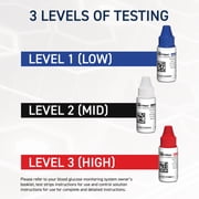 TRUE METRIX Control Solution Bundle Level 1, 2, and 3 Solutions, TRUEplus Log Book