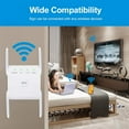 thumbnail image 4 of 1200Mbps 2.4G/5G Wireless WiFi Range Extender Repeater Wireless Amplifier Router Signal Booster-US Plug, 4 of 6
