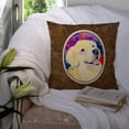 thumbnail image 3 of Carolines Treasures SS8753PW1414 Golden Retriever Fabric Decorative Pillow, 14Hx14W, multicolor, 3 of 4
