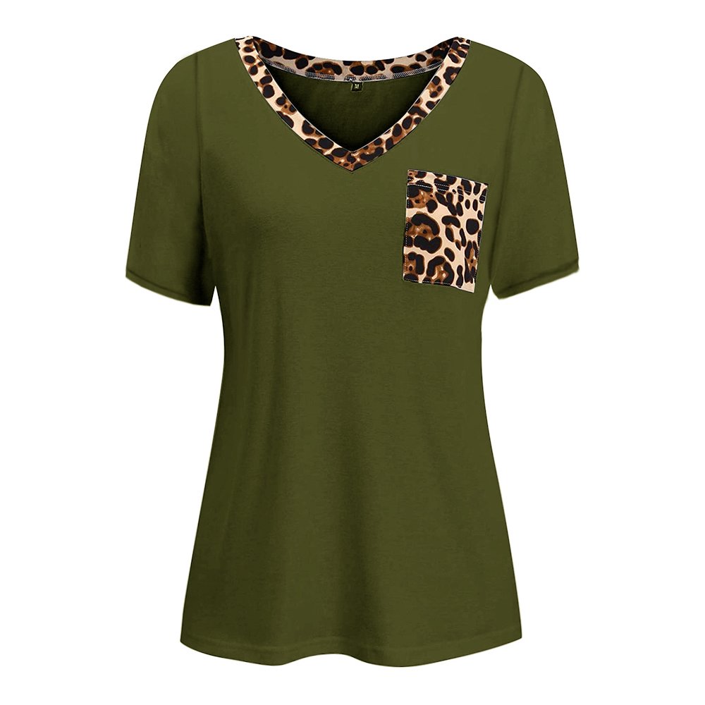 leopard pocket shirt