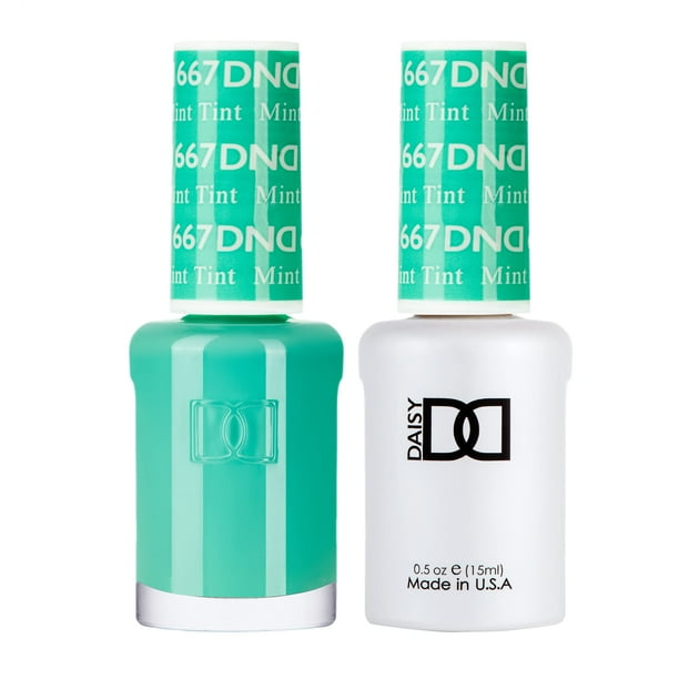 Set de esmaltes en gel DAISY DND Green Collection 667 Mint Tint