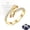 Gold, variant on For Granddaughter - Filled It with My Love and Light Hug Ring, Granddaughter Gifts from Grandma, Adjustable Hug Ring for Granddaughter, Stackable Christmas Birthday Gift