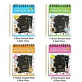 thumbnail image 3 of POKONBOY 16 Pack Scratch Arts and Crafts Notebooks, Scratch Note Pads for Kids Rainbow Party Favors Coloring Books for Kids Art Party Supplies Stocking Stuffers?16 Wooden Stylus & 4 Drawing Stencils?, 3 of 3