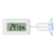 thumbnail image 1 of Termómetro higrómetro digital, mini termómetro de temperatura LCD, termómetro, medidor de humedad con luz de fondo para reptiles, viveros, invernaderos, cuartos de bebés, incubadoras (blanco), 1 of 4