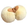 thumbnail image 2 of Fuzzy Hair Clip Fuzzy Hair Clip Neutral Little Clip Thick And Long Hair Adhere To The Soft Faux Hair Clip Cute Fuzzy Hair Clip Woman,White Polyester Hair Clip, 2 of 7