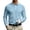 Sky Blue, variant on LWavelet Polo Shirts for Men Long Sleeve Golf Tennis Collared Shirt Moisture Wicking Dry Fit Performance Casual Polo Shirt