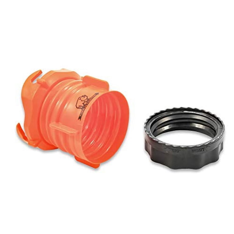 Camco 39783 RhinoFLEX Bayonet Fitting with Locking Ring , Orange
