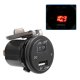 thumbnail image 5 of Adaptador de interruptor independiente del cargador de teléfono digital LED de 12V IP66 2.4A con DC12-24V rojo lineal de 23,6 pulgadas Jadeshay A, 5 of 8