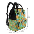 thumbnail image 2 of Daiia Pineapple Large Capacity Baby Bag Waterproof Stylish Diaper Bag Mummy Backpack Adjustable Straps Diaper BagBaby Essentials Bag, 2 of 6