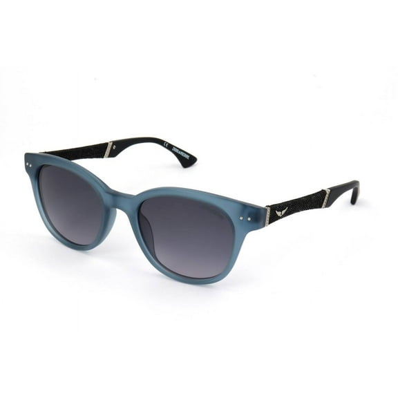 SUNGLASSES - POLARIZED FASHION SUN GLASSES ZADIG&VOLTAIRE BLUE UNISEX - MEN AND WOMEN SZV00750892M