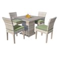 thumbnail image 1 of Table de Salle à Manger Patio Carrée Fairmont 40" avec 4 Chaises Sans Bras en Coriandre, 1 of 1