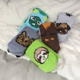 thumbnail image 2 of Women's Cute Fuzzy Cozy Super Warm Soft Animal Indoor Outdoor Cabin Crew Socks, Assortment A, 5 Pairs, 2 of 8