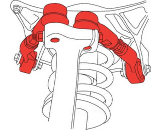 Specialty Products Company / SPC Performance SPC 81393 - AUDI PORSCHE ADJUSTABLE CAMBER/CASTER
