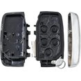 thumbnail image 3 of Carcasa para llave remota Fob de 5 botones aplicable a Land Rover Range R0ver Sport LR4 Evoque Side con palabras, 3 of 5