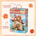 thumbnail image 6 of Peaceable Kingdom Mouse House Floor Puzzle for Kids, 3’ Tall with 41 Foil Pieces for 3 Year Olds and Up, 6 of 8