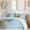 thumbnail image 6 of Ambesonne Zoo Duvet Cover Sets, White Polar Bear on Ice, 2-King, Pale Blue Cream White, 6 of 7