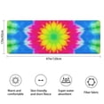 thumbnail image 2 of Colorful Tie Dye Lotus Pattern Bathroom Rugs Mat,Non Slip Microfiber Bathroom Rug,Rubber Backing,Soft Bathroom Mats for Bathroom Floor,Tub and Shower,47x17in(120x43cm), 2 of 3