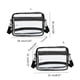 thumbnail image 3 of Versatile Bag Crossbody Bag Clear Waterproof Shoulder Bag for Women Girl Trendy PVC Bag Casual Trendy Bag Cellphone Bag White, 3 of 5