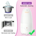 thumbnail image 3 of KKL Menstrual Cups Steamer Sterilizer ;Cleaning Menstrual Cups;One-Button Control Menstrual Cups Cleaner,White, 3 of 9
